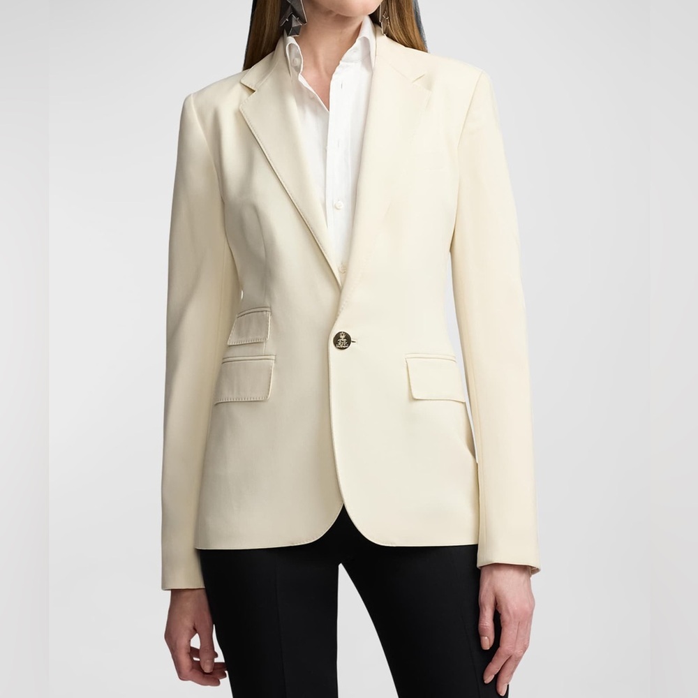 Ralph Lauren Purple Label Cream Blazer - Picture 1 of 5